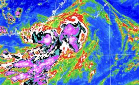 週一放颱風假？最新風雨預測出爐（圖／氣象署）
