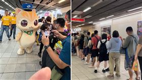 高捷「樋口飯糰」開幕！人潮畫面曝　颱風天仍排成一長串（圖／高雄美食走跳-刁嘴公主授權提供）