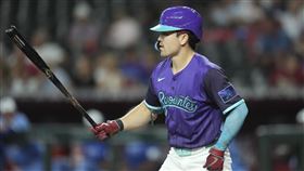 ▲卡洛爾（Corbin Carroll）只花了18天就從骨裂傷勢回歸。（圖／美聯社／達志影像）