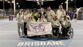 台灣輪網澳洲爭光！黃楚茵黃子軒聯手奪銀