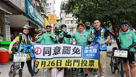 颱風,陳亭妃,台南,鐵馬（圖／陳亭妃提供）