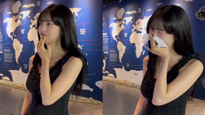 韓女星又爆哭了　445字首回應阿家生蠔