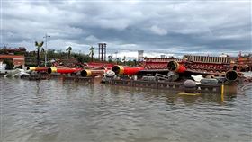 台南市,台南,嘉義縣,颱風,停電數,牌樓,丹娜絲,北門區,南鯤鯓代天府▲圖片描述。（圖／翻攝畫面）