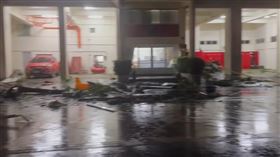 嘉義,消防局,鹿草分隊,丹娜絲,颱風。（圖／翻攝爆料公社）