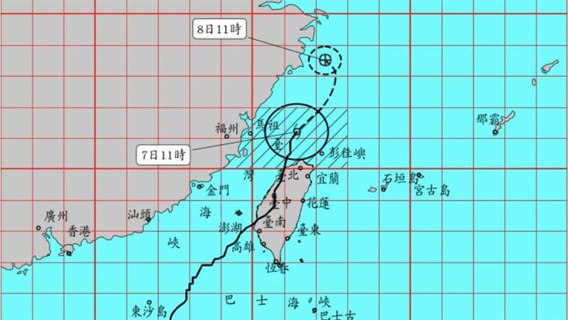 丹娜絲被中央山脈砍爆!11:30陸警解除