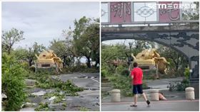 台南,新營,太子宮,哪吒公園,雕像,網友hui12uu授權提供
