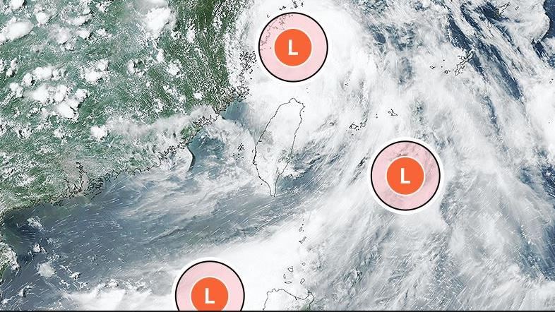 明台灣陷大範圍低壓帶！雨彈一路下到這時