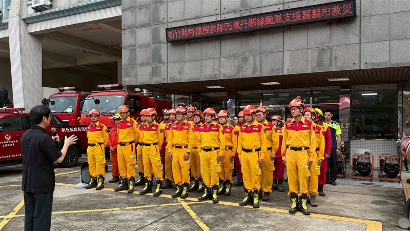 颱風重創嘉義市　竹縣消防特搜隊南下支援