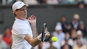 ▲辛納（Jannik Sinner）8日因對手傷退晉級8強。（圖／美聯社／達志影像）