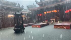 彰化,大雷雨,天后宮,淹水（圖／翻攝畫面）