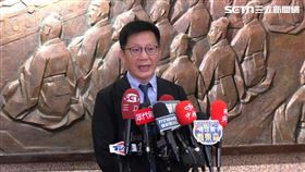 張廖萬堅澄清用公費帶妻出訪帛琉一事。（圖／翻攝畫面）