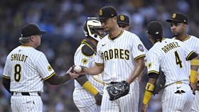 ▲達比修有8日在本季初登板投了3.2局就退場。（圖／美聯社／達志影像）