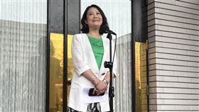 ▲民進黨立委吳思瑤回應「台灣國會評鑑」多位藍白立委獲特優、優秀立委。（圖／記者劉秀敏攝影）