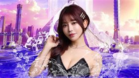 S2O Taiwan潑水音樂節，AV女優七瀨愛麗。（圖／S2O Taiwan提供）