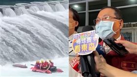 ▲男玩SUP失聯！新店3警消救人翻船OHCA，侯友宜趕赴醫院了解。（圖／翻攝畫面）