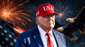 ▲佛州棕梠灘郡為川普改名讓川普龍心大悅，圖為川普於獨立紀念日時PO出的慶祝照。（圖／翻攝自真實社群川普帳號）