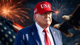 ▲佛州棕梠灘郡為川普改名讓川普龍心大悅，圖為川普於獨立紀念日時PO出的慶祝照。（圖／翻攝自真實社群川普帳號）