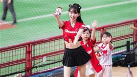 ▲味全龍小龍女成員林襄。（圖／味全龍提供）