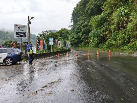 苗62線坍方阻路  往泰安溫泉區須改