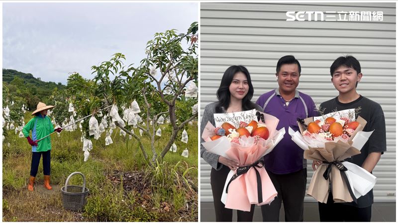 獨／台南20歲美女青農返鄉開出「芒果花」