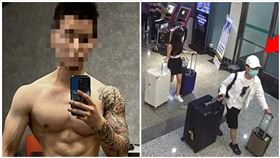 葉展皓,棄保,虐童,機場,櫃檯（圖／翻攝畫面）