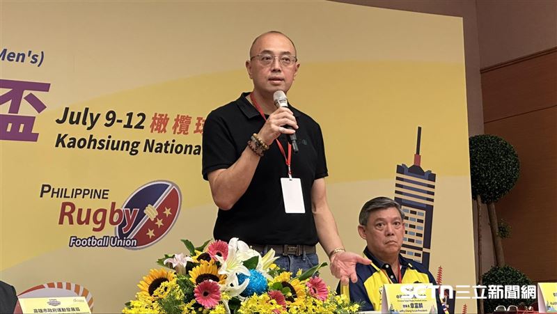 中華民國橄欖球協會理事長章富麟。(圖/記者蔡厚瑄攝影)