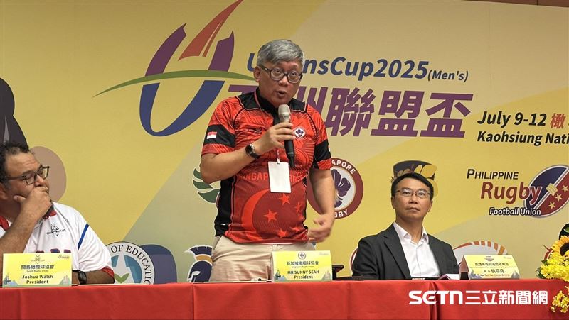 新加坡橄欖球協會理事長Sunny Seah。(圖/記者蔡厚瑄攝影)