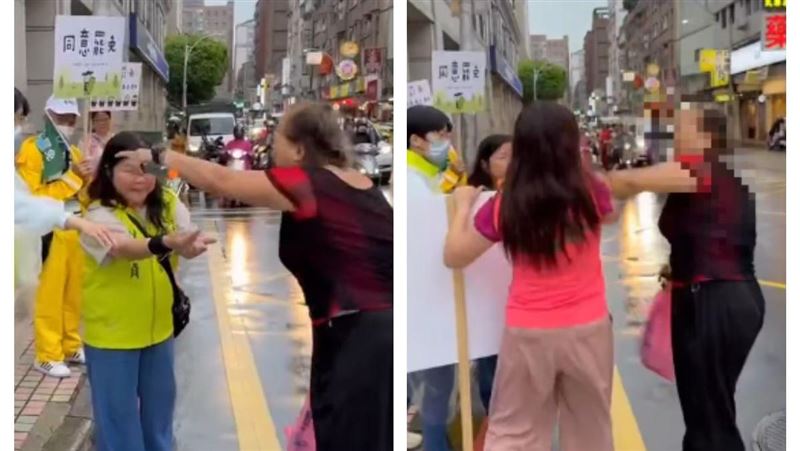 中和罷團遭襲擊！阿婆突搶麥又抓傷議員