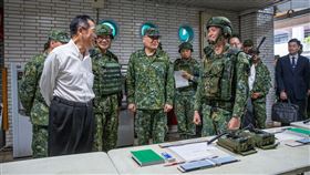 顧立雄視察教召（圖／國防部提供）
