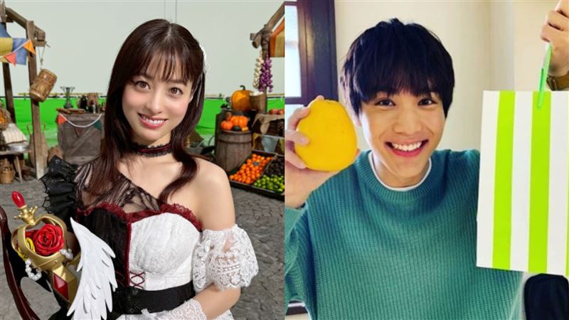 橋本環奈(左)與中川大志(右)看似分手,實則悄悄準備婚禮。(圖/翻攝自IG)