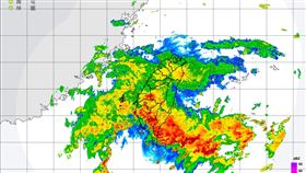 氣象署在今（10）天10:00發布豪雨特報。（圖／翻攝自氣象署）