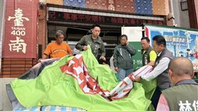 台南,丹娜絲,颱風,林俊憲,看板,帆布