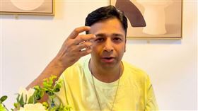 42歲印度裔香港男星陳振華去年罹患鼻咽癌第四期。（圖／翻攝自抖音 @三少陳振華）