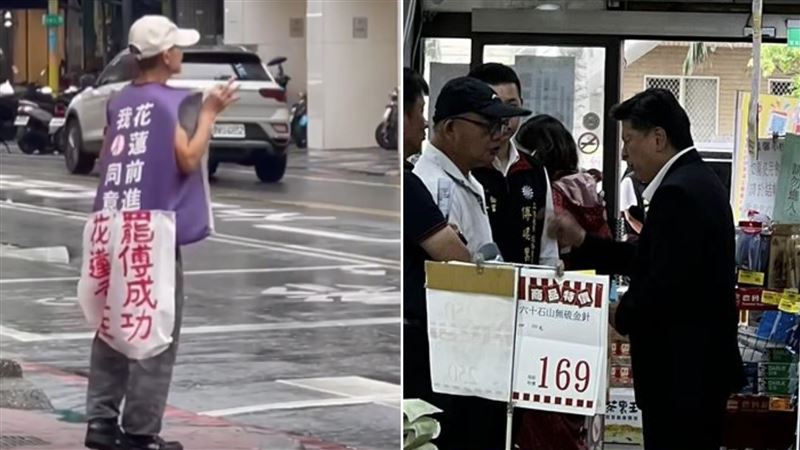 傅崐萁翹立院!葉霸淋雨挺罷 對比惹鼻酸