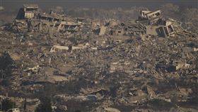 ▲加薩許多區域遭摧毀。（圖／美聯社／達志影像）