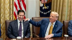 ▲美國國務卿盧比歐和川普。（圖／翻攝自X平台 @WhiteHouse）