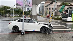 車禍現場情形。（圖／翻攝畫面）
