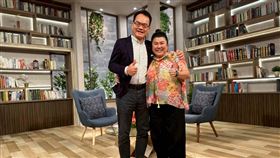 《話時代人物》由鄭弘儀所主持，最新一集邀請到雙金影后林美秀。（圖／三立）