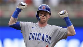 ▲克羅-阿姆斯壯（Pete Crow-Armstrong）成隊史最快完成單季25轟、25盜球員。（圖／美聯社／達志影像）