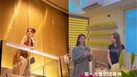 小A辣（左）蓋了一間四層樓廟。（圖／翻攝自小A辣IG）