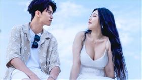 莊昱凡推出新單曲，找國光女神許薇安合作拍ＭＶ。（圖／唱戲世界娛樂提供）