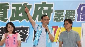 ▲朱立倫近日立場與藍委相左，被形容為「裡外不是倫」。（鏡報董孟航攝）