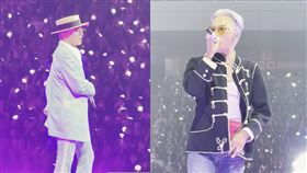 GD將自己所會中文全用上，更加碼唱鄧麗君的「月亮代表我的心」。（圖／讀者提供）