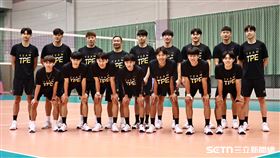 ▲2026世大運媒體日，男排代表隊選手合影。（圖／記者劉彥池攝影）