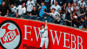 ▲賈吉（Aaron Judge）美技沒收全壘打。（圖／翻攝自洋基推特）