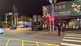 愛國者飛彈車卡關現場。（圖／民眾提供） 