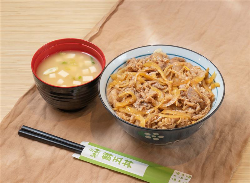 三商鮮五丼「招牌牛丼套餐」64折優惠。(圖／三商鮮五丼提供)