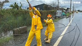 台電,搶修,嬌點,賴俞蓁,正妹,維護員,台中（圖／台電提供）