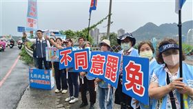 立委新北1選區選民多　罷免投票一級戰區（1）新北市第11屆立委選舉，第1選區不僅範圍大且選舉人數居各選區之冠。圖為國民黨立委洪孟楷陣營訴求民意反罷免。（洪孟楷辦公室提供）中央社記者王鴻國傳真  114年7月12日