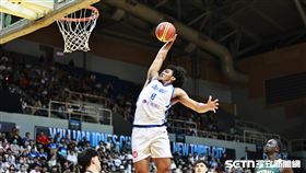 ▲2025瓊斯盃，台灣籃前鋒賀丹單手暴扣。（圖／記者劉彥池攝影）